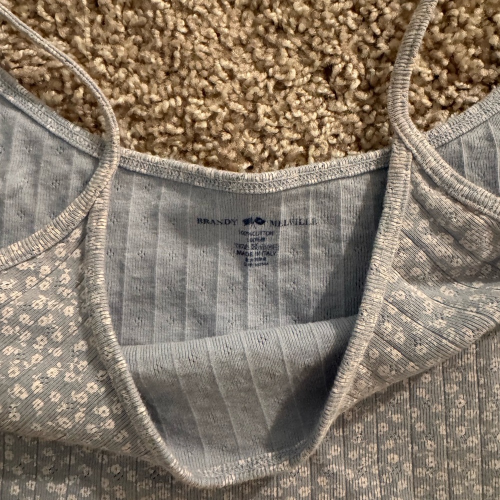 Brandy Melville Light Gray Women's Intimate Top